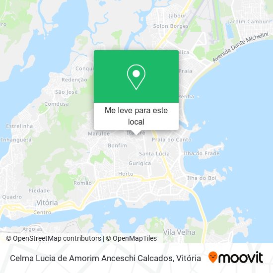 Celma Lucia de Amorim Anceschi Calcados mapa