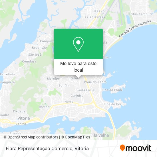 Fibra Representação Comércio mapa