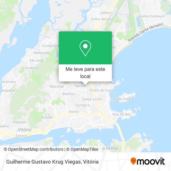 Guilherme Gustavo Krug Viegas mapa