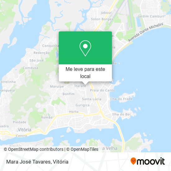 Mara José Tavares mapa