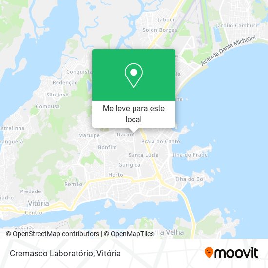 Cremasco Laboratório mapa
