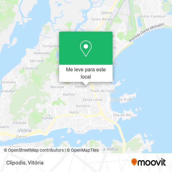 Clipodis mapa
