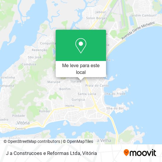 J a Construcoes e Reformas Ltda mapa