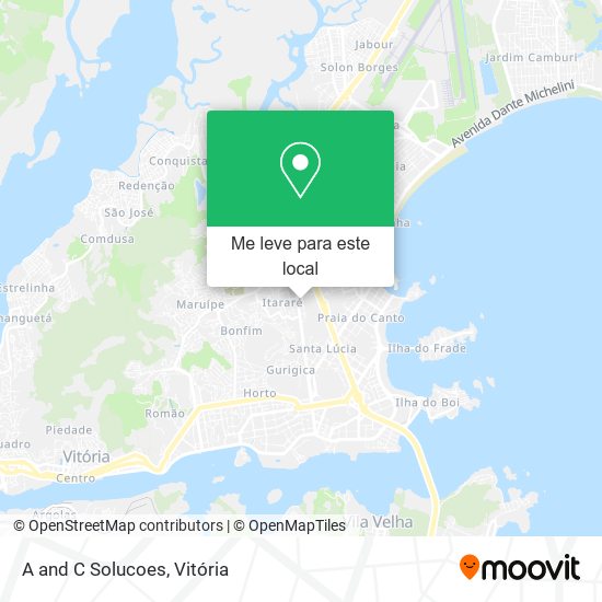 A and C Solucoes mapa