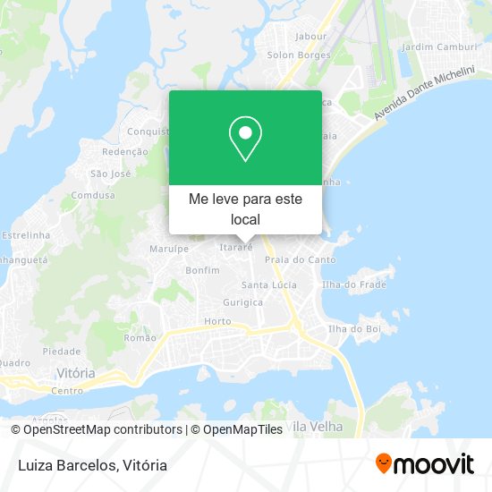 Luiza Barcelos mapa