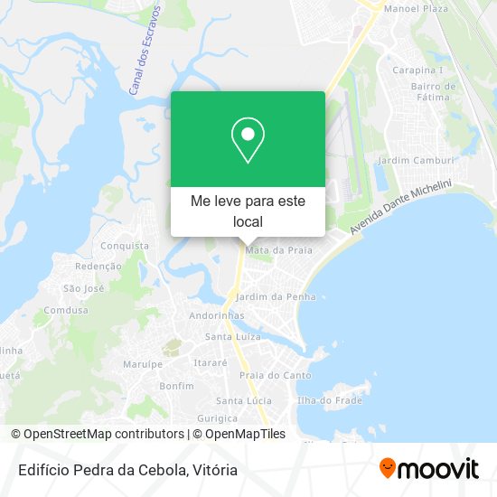 Edifício Pedra da Cebola mapa