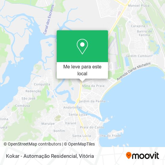 Kokar - Automação Residencial mapa