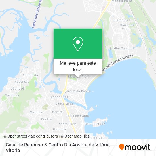 Casa de Repouso & Centro Dia Aosora de Vitória mapa