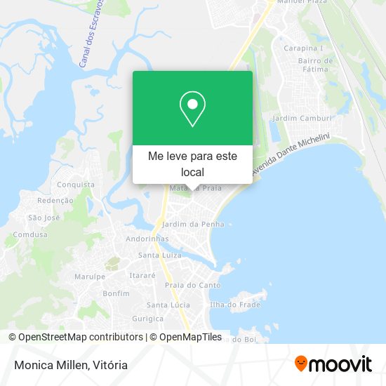 Monica Millen mapa