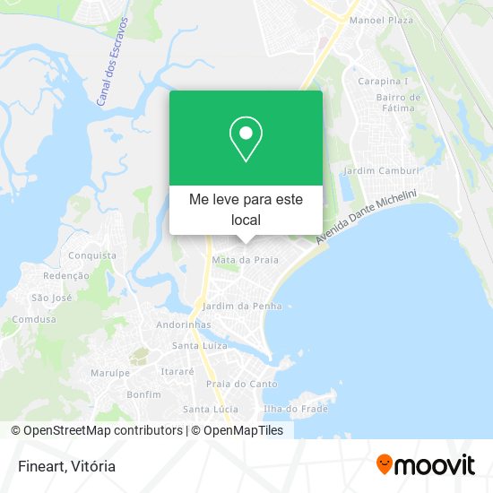 Fineart mapa