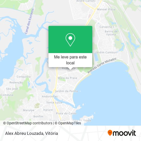 Alex Abreu Louzada mapa