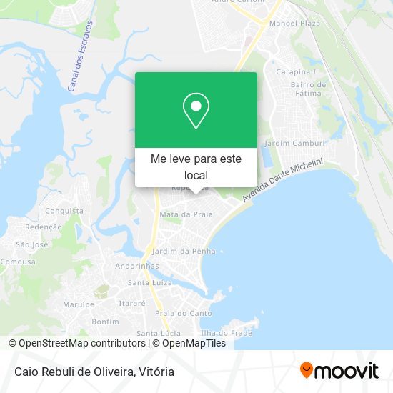 Caio Rebuli de Oliveira mapa