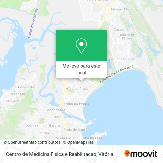 Centro de Medicina Fisica e Reabilitacao mapa