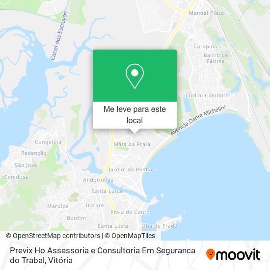 Previx Ho Assessoria e Consultoria Em Seguranca do Trabal mapa