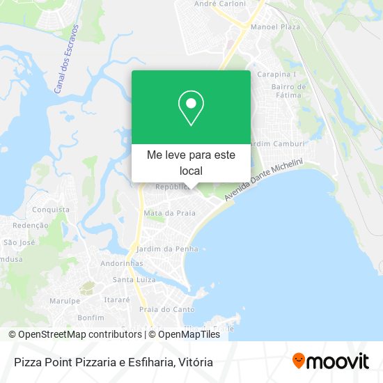 Pizza Point Pizzaria e Esfiharia mapa
