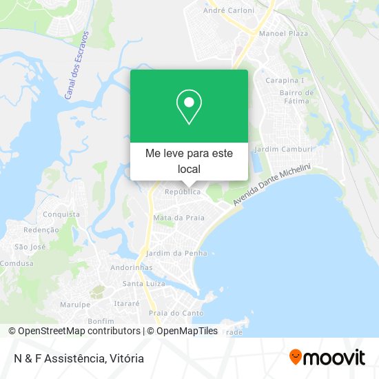 N & F Assistência mapa