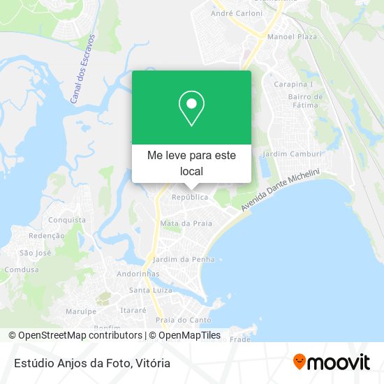 Estúdio Anjos da Foto mapa