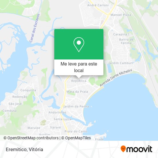 Eremitico mapa