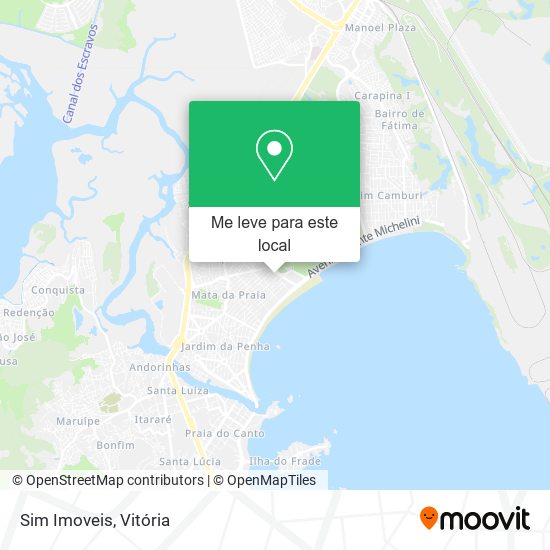 Sim Imoveis mapa