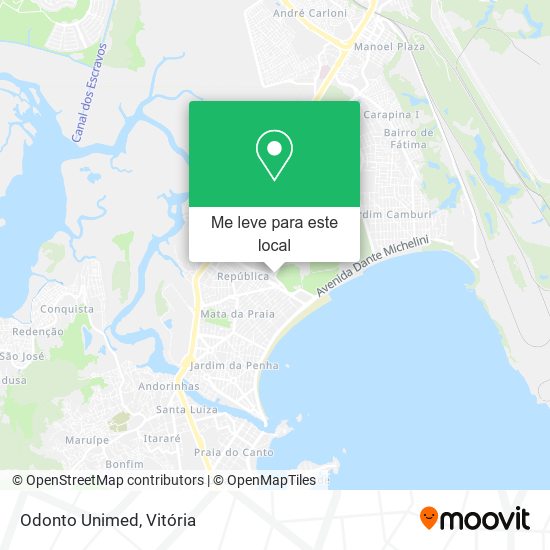 Odonto Unimed mapa