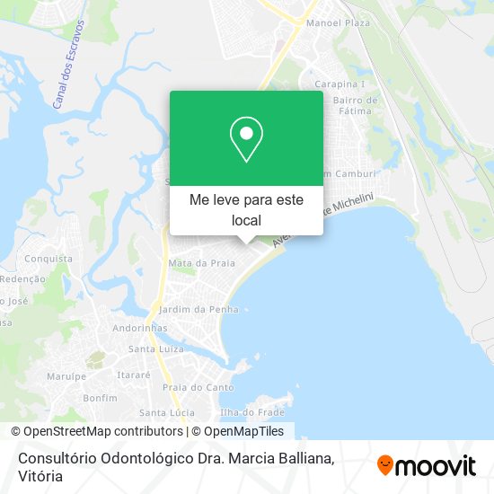 Consultório Odontológico Dra. Marcia Balliana mapa