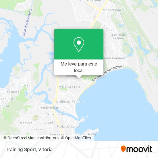 Training Sport mapa
