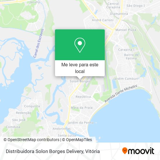 Distribuidora Solon Borges Delivery mapa