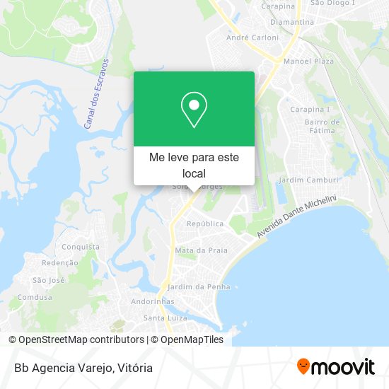 Bb Agencia Varejo mapa