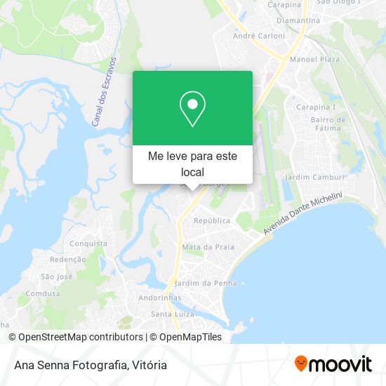Ana Senna Fotografia mapa