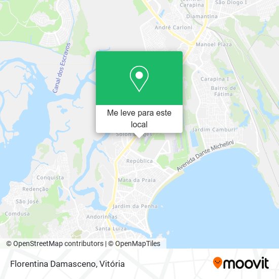 Florentina Damasceno mapa