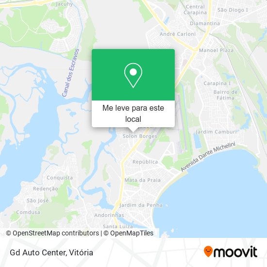 Gd Auto Center mapa