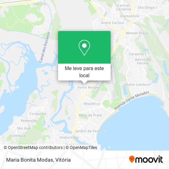 Maria Bonita Modas mapa