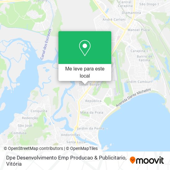 Dpe Desenvolvimento Emp Producao & Publicitario mapa