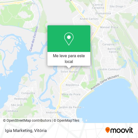 Igia Marketing mapa