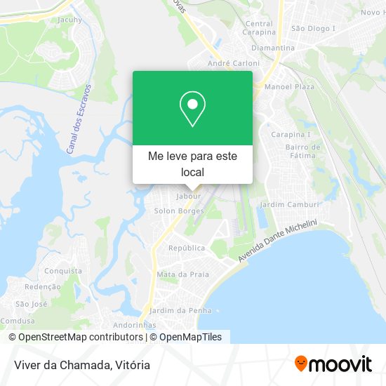 Viver da Chamada mapa
