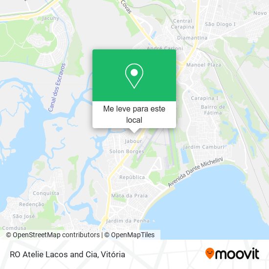 RO Atelie Lacos and Cia mapa