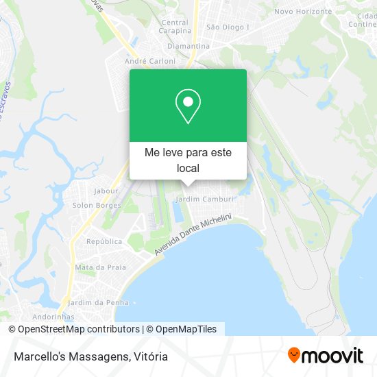 Marcello's Massagens mapa
