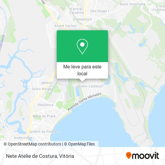 Nete Atelie de Costura mapa