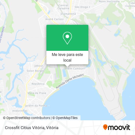 Crossfit Citius Vitória mapa