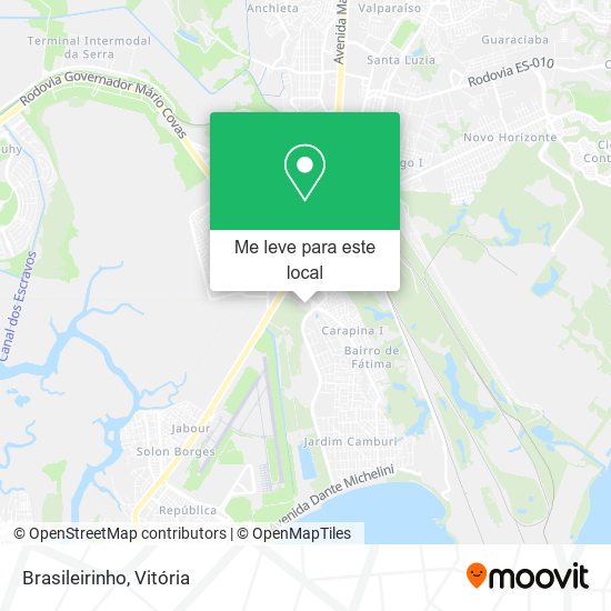 Brasileirinho mapa