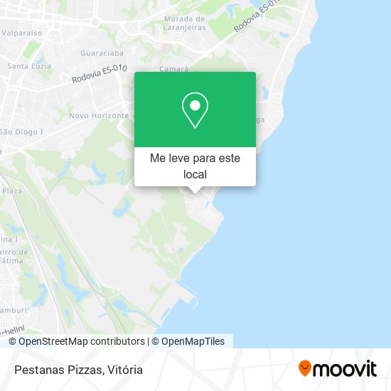 Pestanas Pizzas mapa