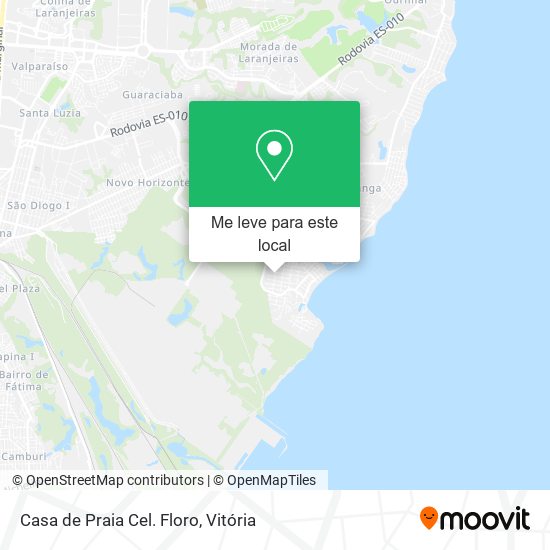Casa de Praia Cel. Floro mapa