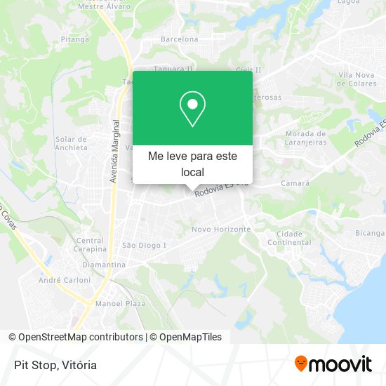 Pit Stop mapa