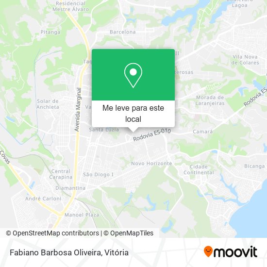 Fabiano Barbosa Oliveira mapa