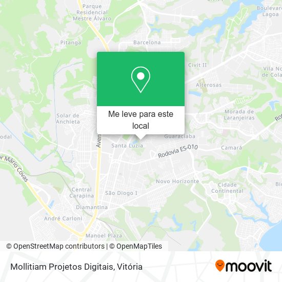 Mollitiam Projetos Digitais mapa