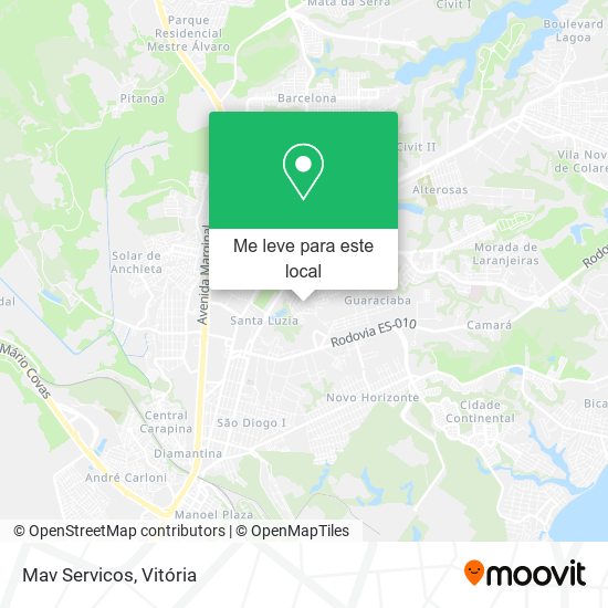Mav Servicos mapa