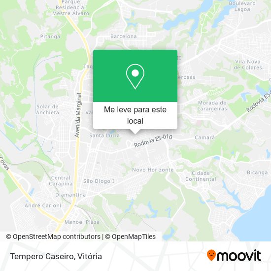 Tempero Caseiro mapa