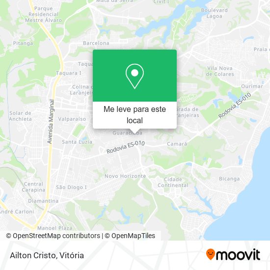 Ailton Cristo mapa