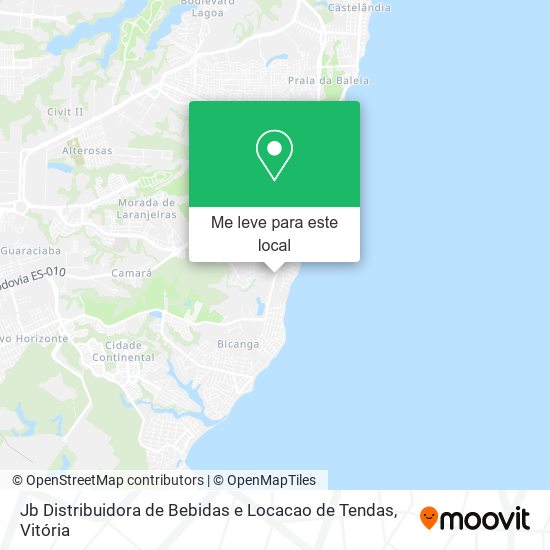 Jb Distribuidora de Bebidas e Locacao de Tendas mapa
