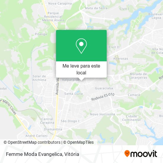 Femme Moda Evangelica mapa